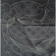 Ocean Sashiko Stitchery Panel by Devonstone