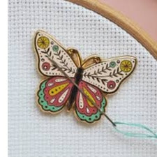 Butterfly Magnetic Needle Minder by Caterpillar Cross Stitch