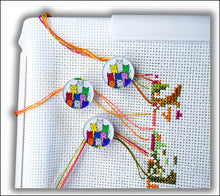 Parking Bobbins for Cross Stitch Embroidery