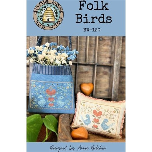 Folk Birds Cross Stitch Chart by Annie Beez Folk Art