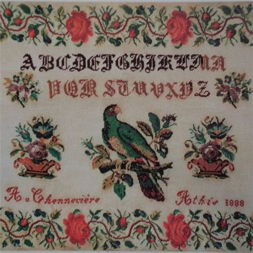Angele Chenneviere 1888 Cross Stitch Chart by Reflets de Soie