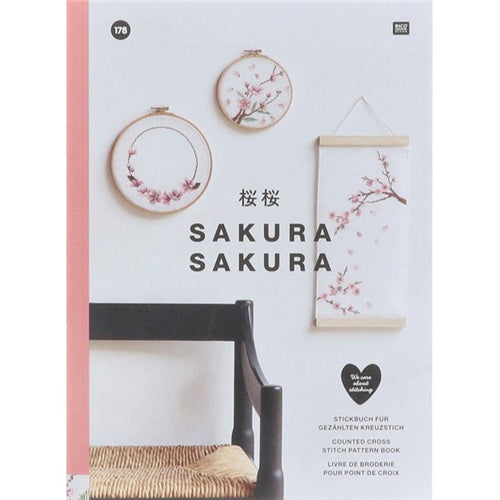 Sakura Sakura Cross Stitch Book by Rico - Book 178