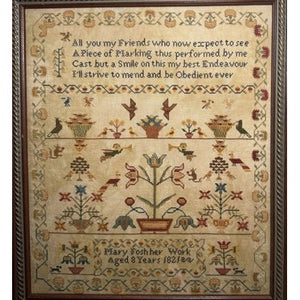 Mary Fosh 1821 Cross Stitch Chart by Running with Needles