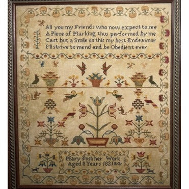 Mary Fosh 1821 Cross Stitch Chart by Running with Needles