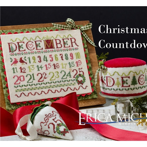 Christmas Countdown Cross Stitch Chart by Erica Michaels