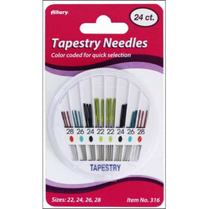 Tapestry Needles Colour Coded - Assorted in Case