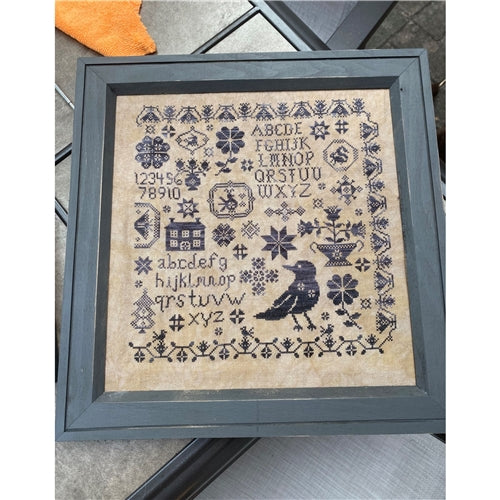 Black Bird Sampler Cross Stitch Chart by Pansy Patch Quilts and Stitchery