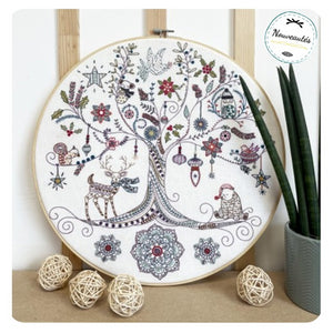 My Winter Tree of LIfe Embroidery Kit by Un Chat dans l'aiguille