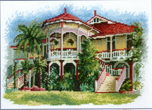 Olga Gostin's Australian Heritage Architecture - Queensland Mansion on Wooden Stilts