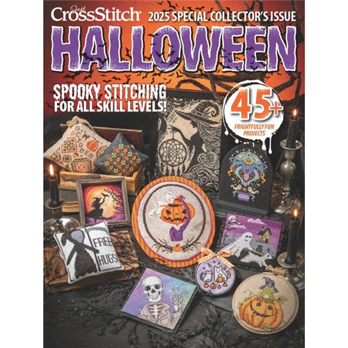 Just Cross Stitch 2025 Halloween Ornament Magazine