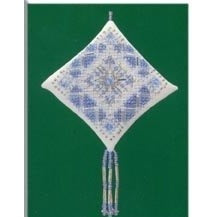 Tiny Treasured Diamond by Mill Hill - Ice Blue Snowflake
