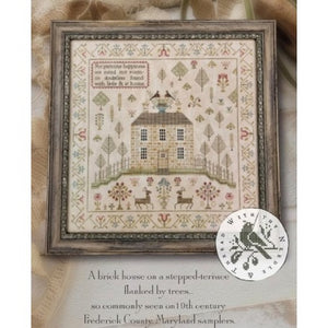 At Home Cross Stitch Chart by Brenda Gervais (With Thy Needle & Thread)