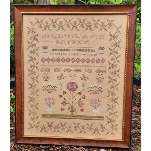 Lentern Rose Cross Stitch Chart by Samplers Not Forgotten