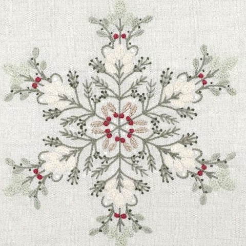 Snowflake (Flocon des Neiges) Embroidery Kit by Un Chat Dans L'Aguille