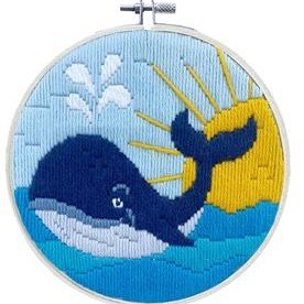 Whale Song Long Stitch kit by LadyBird Designs