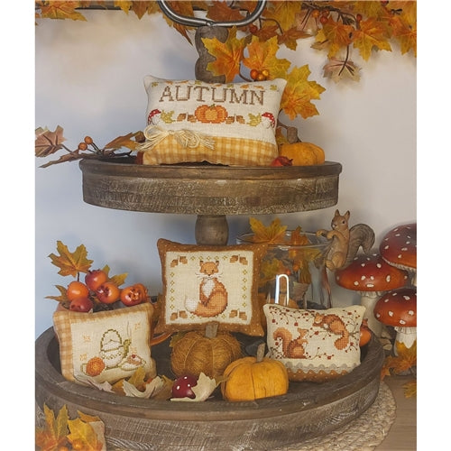 Autumn Set Pillows Cross Stitch Chart by Serenita di Campagna