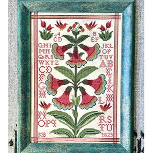 Fraktur Flowers Cross Stitch Chart by Kathy Barrick