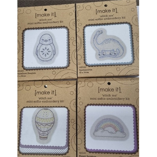 Make It Mini Softie Embroidery Kit