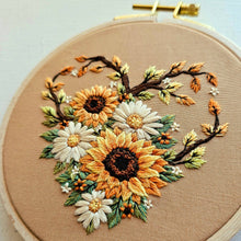 "Fall in Love" Embroidery Kit  by Jessica Long Embroidery