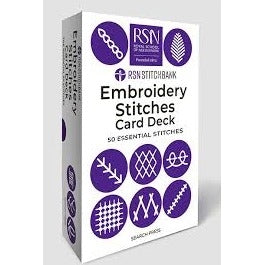 RSN Stitch Bank: Embroidery Stitches Card Deck