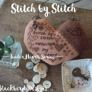 Stitch by Stitch Tender Heart Series #2 Cross Stitch Chart by Blackbird Design