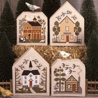 A Prairie Village II Cross Stitch Chart by The Prairie Schooler