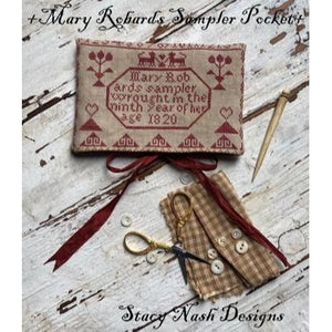 Mary Robards Pocket Cross Stitch Chart by Stacy Nash Primitives