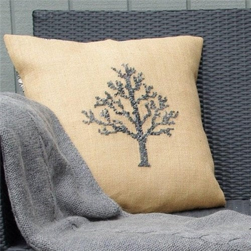 Birch Cross Stitch Cushion Kit by Annette Eriksson