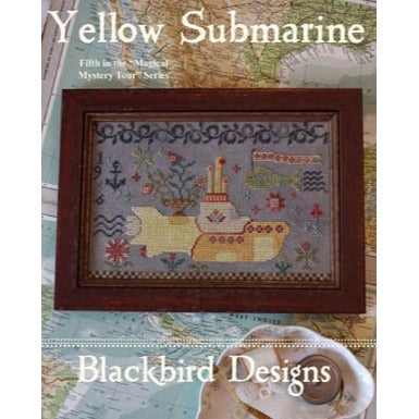 Yellow Submarine Cross Stitch Chart by Blackbird Design