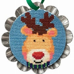 Jolly Reindeer Ornament by Creative Needle Arts
