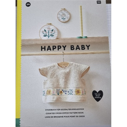 Happy Baby Cross Stitch Book by Rico - Book 179