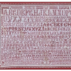 Marquoir de Marie Andree Cross Stitch Chart by Reflets de Soie