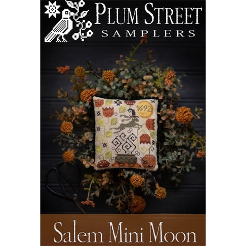 Salem Mini Moon Cross Stitch Chart by Plum Street Samplers