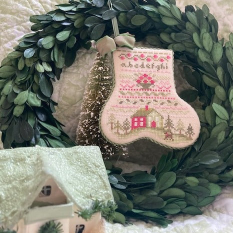 A Sampler Stocking Cross Stitch Chart by JBW Designs