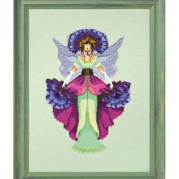 February Amethyst Fairy Cross Stitch Chart by Mirabilia