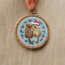 Holiday Otterly Adorable Ornament Embroidery Kit by Jessica Long Embroidery