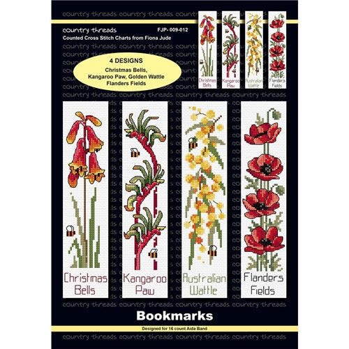 Bookmarks Cross Stitch Chart by Country Threads