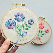 Floral Trio Embroidery Kit & eCourse  by Jessica Long Embroidery