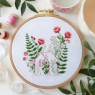 Between the Flowers Embroidery Kit by Tamar Nahir-Yanai