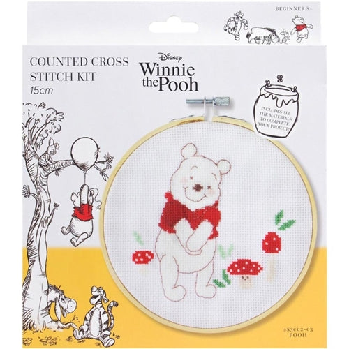 Winnie the Pooh Disney Counted Cross Stitch Kit