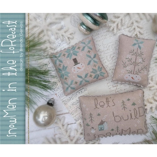 Snowmen in the Forecast Cross Stitch Chart by With Thy Needle and Thread (Brenda Gervais )