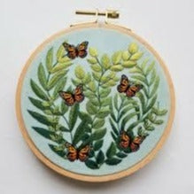 Love Grows Butterfly Embroidery Kit by Jessica Long