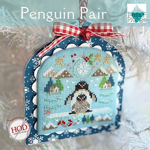 Penguin Pair Cross Stitch Chart by Hands On Design