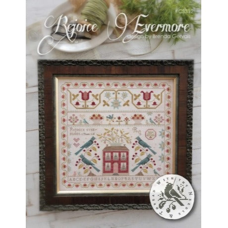 Rejoice Evermore Cross Stitch Chart by Brenda Gervais (With Thy Needle & Thread)