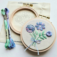 Floral Trio Embroidery Kit & eCourse  by Jessica Long Embroidery
