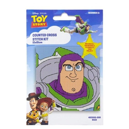 Buzz Counted Cross Stitch Disney Kit
