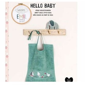 Hello Baby Cross Stitch Book 167 by Rico