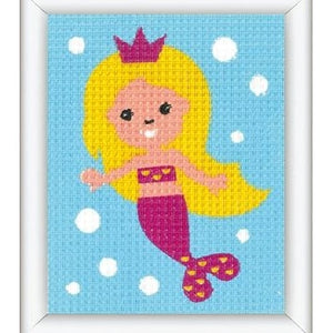 Mermaid Tapestry Kit by Vervaco (4 Creative Kids)