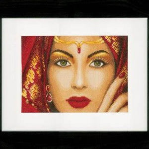 Oriental Beauty Counted Cross Stitch Kit by Lanarte - PN-0156937