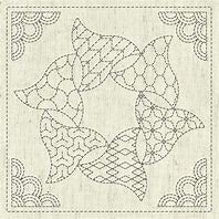 Sashiko Cloth Kaza-Guruma 5